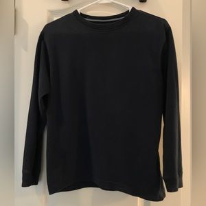 Long sleeve tee kids large. Great base dark blue shirt